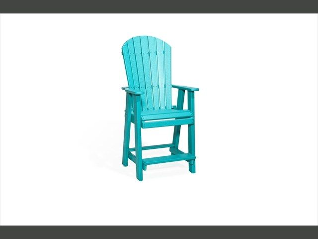 bar chair green_1